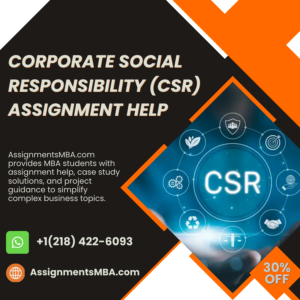 Corporate Social Responsibility (CSR) Assignment Help