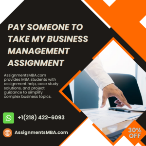 Pay Someone To Take My Business Management Assignment